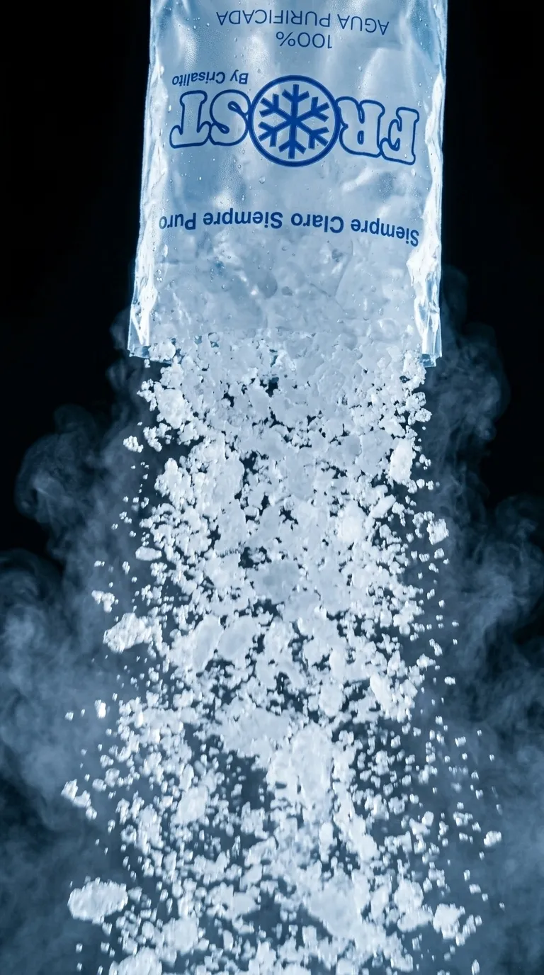 Hielo molido comestible